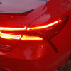 Toyota Camry 4X Smoky Black Rear Tail Light Lamp Cover Trim Decor (2018–2022)
