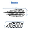 Mercedes-Benz Front Fog Light Grille Cover Trim (2010-2015)