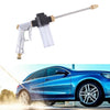 Car Wash Gardening Long Pole Foam Water Bottle Nozzle 360° Rotating