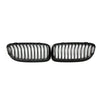 BMW E90 E91 Gloss Black Dual Line Front Kidney Grille (2008-2011)