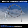 Boat Cable / 18 ft / M66X18 Marine Boat Rack Steering Control Cable Black
