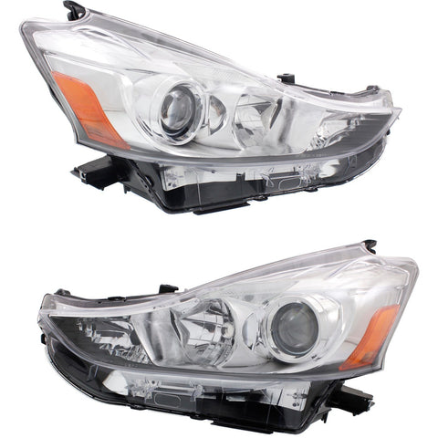 Headlight Set For 2015 2016 2017 Toyota Prius V Left and