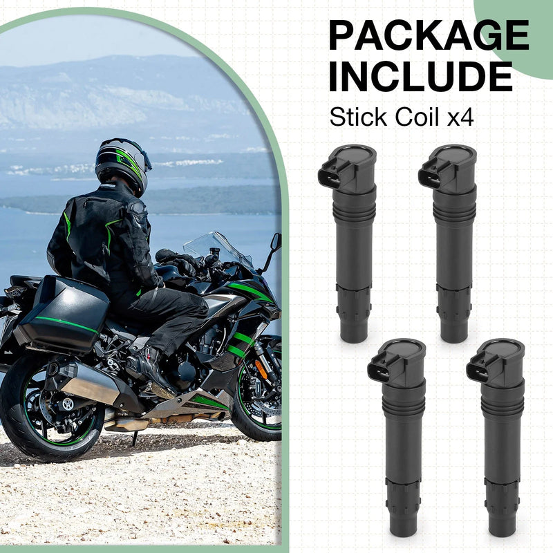 Kawasaki Versys 650 KLE650 Ignition Coils (2007-2014)