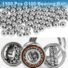 G100 1.5mm Bearing Ball 1500 Pcs Stainless Steel G100 Precision
