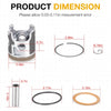 KX250 Top End Rebuild Kit 66.4mm Piston + Ring + Gasket
