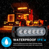 Car Truck Emergency Warning Amber 4 x LED Strobe Flash Lights