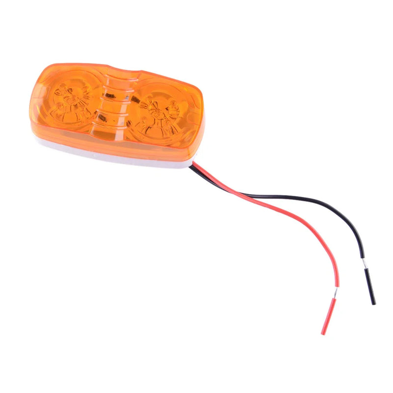 Trailer Truck RV 10x Amber/Red LED Side Marker Lights