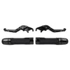 Benelli TRK502 / X Black Extendable Brake Clutch Levers & Grips (2017-2023)