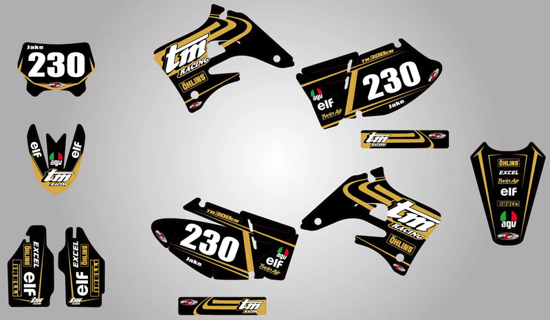 2004-2007 TM EN 125-250-300-400 TORNADO STYLE Graphics Kit Decals