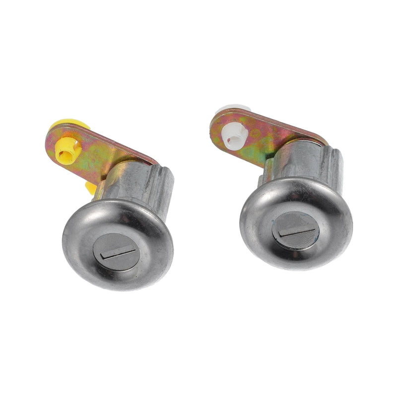 Mazda B2200 (1986-1993) - 1 Set Silver Black Door Lock Cylinder Replacement