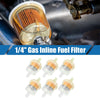 Motorcycle ATV 6pcs / 1/4 Inch / Gas Inline Fuel Filter