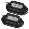 Truck SUV Trailer 4X 6LED License Plate Light 12V Super Bright