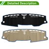 Mercedes E-Class 2010 (2010) - Sun Protector Pad Black Blue Dashboard Cover Mat