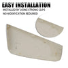 Chevy Impala Gloss White 2 x Exterior Side Wind Mirror Cover Caps (2014-2020)