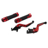 Speed Twin Red Extendable Brake Clutch Levers Grip Set (2019-2023)