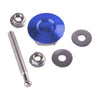 Universal Car 25mm Blue Front Bumper Hood Pin Lock Latch Catch