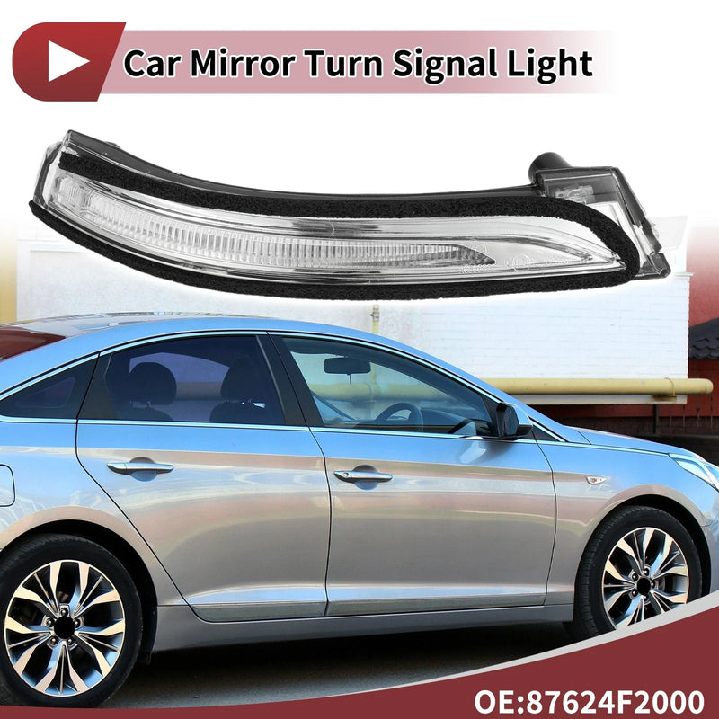 Hyundai Elantra (2017-2023) Black Clear Right Mirror Turn Signal Light