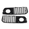 Audi A4 B8 (2009-2012) Black Front Fog Light Honeycomb Grille Cover