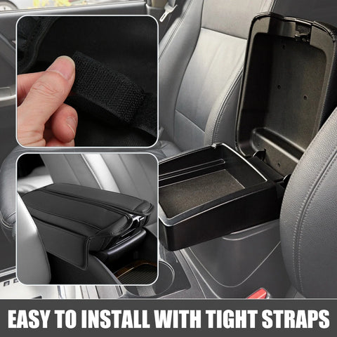 Nissan Rogue Black Center Console Armrest Pad Covers (2021-2023)