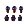 Motorcycle Bike 6 x Titanium Bolts Torx Head Flange Screws M8x20mm