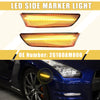 Infiniti Amber Light Clear 1 Pair Front LED Side Marker Light