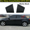 Chevy Cruze Limited Matte Black Side Vent Scoop Louver Trim (2010–2015)