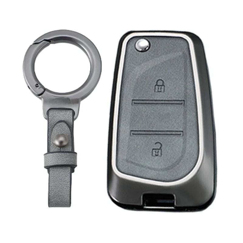 Toyota RAV4, Camry, C-HR, Hilux Key Cover Case with Key Fob (2016-2023)