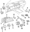 Toyota Land Cruiser 80 Oil Pressure Water Temperature Gauge (1990–1997)