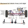 Toyota Tacoma Double Cab Front Stabiliser Sway Bar Links (2013-2014)