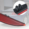 Ford Mustang (2015-2017) Red 2 x Bumper Reflector Stickers