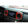 Toyota Tacoma Red Air Condition Vent Outlet Cover Trim Ring (2016-2021)