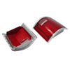 Chevrolet C10 C20 C30, GMC C15 C25 Tail Light Lens with Chrome Bezel (1973-1987)