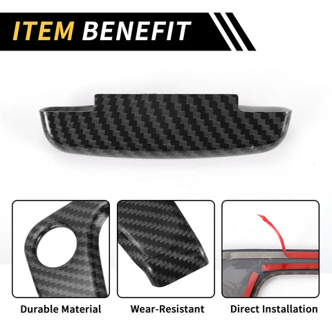 Jeep Wrangler JL JLU Center Console Armrest Switch Button Cover (2018-2024)