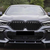 BMW X6 G06 X6M F96 Gloss Black Single Line Kidney Grille (2020-Present)