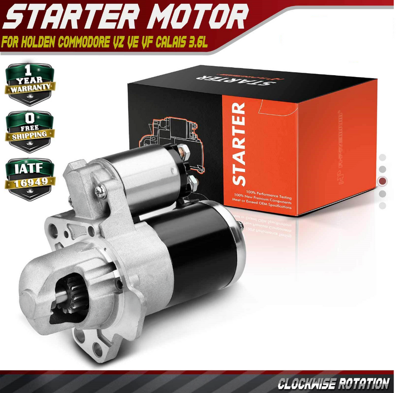 Starter Motor to Fit Holden Adventra, VE, VZ engine HF V6