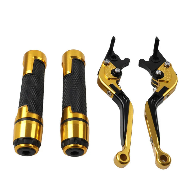 BMW C650GT C600 Gold Extendable Brake Clutch Levers & Handlebar Grips (2012-2018)