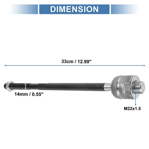 Chevrolet Express 1500-2500 GMC Front Inner Tie Rod End Links