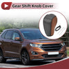 Ford Edge (2011-2014) - Brown Faux Leather Gear Shift Knob Cover