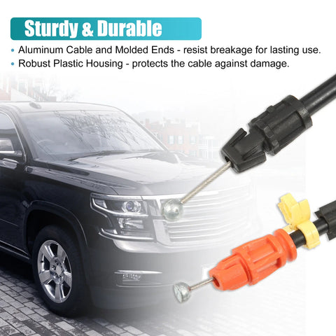 Chevrolet Silverado 2 x Front Door Handle Latch Release Cables (2007-2018)