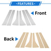 Hyundai Palisade (2020-2023) Silver Tone 6 Pcs Door Pillar Window Trim