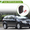 Dodge Journey Gear Shift Knob Cover 2011-2020 Pebbled Black Red