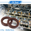 Oil Seal / 35x50x10mm / Rotary Shaft Seal FKM Rubber Brown 2x