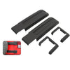 Jeep Wrangler JK Matt Black Tailgate Hinge Cover Trims (2007-2018)