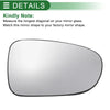 Ford Galaxy Right Side Heated Convex Mirror Glass (1995-2006)