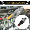 Dodge Ram 1500 1996-1999 1 x Hole Black 1 Pc Fuel Injector