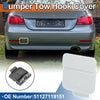 BMW 525i 530i 545i 550i White Rear Tow Hook Cover