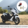 Motorcycle Set Brake Lever Parking Button Lock Switch Red