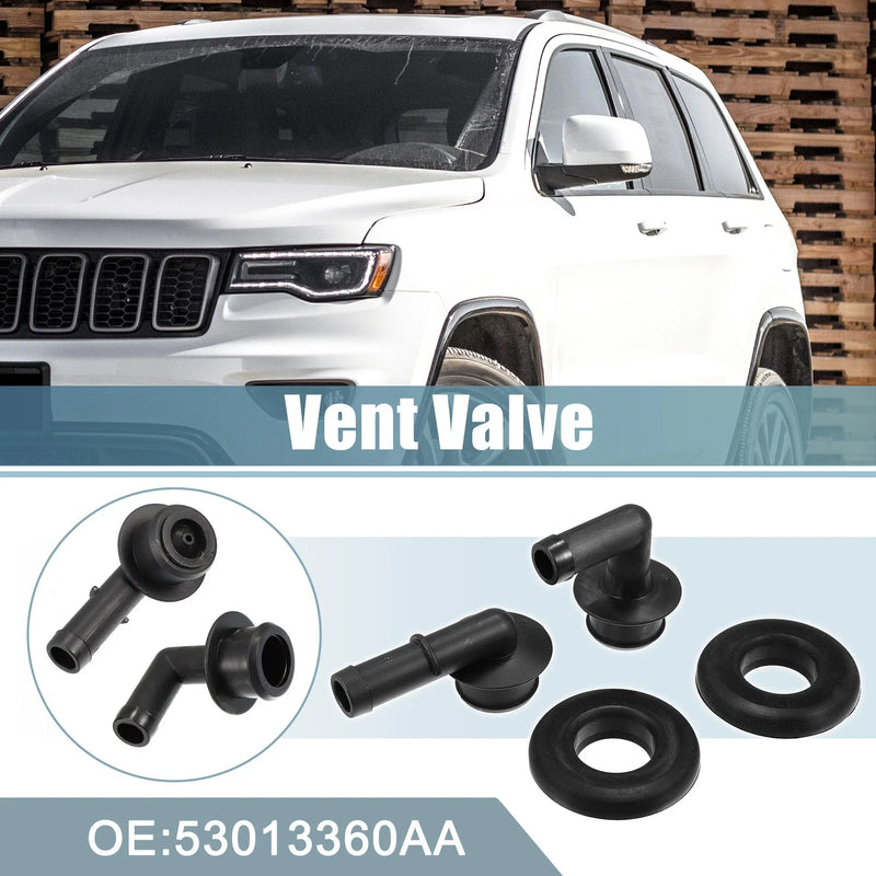 Jeep Grand Cherokee PCV CCV Vent Valve Elbows Set with Grommets (1999-2004)