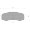 Landcruiser VDJ76R VDJ78R VDJ79R Rear Disc Brake Pads Set (2007–2013)