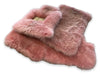 Rolls Royce Wraith Pink Genuine Sheepskin Floor Mats (2013-2017)